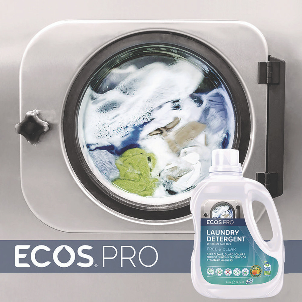 EARTH FRIENDLY PRODUCTS ECOS® PL937102EA Laundry Detergent Liquid, 170 oz Bottle