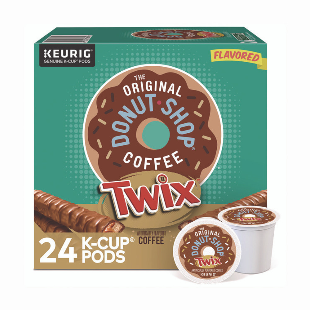 KEURIG DR PEPPER The Original Donut Shop® 5000368824 Twix Flavored Coffee K-Cups, 24/Box