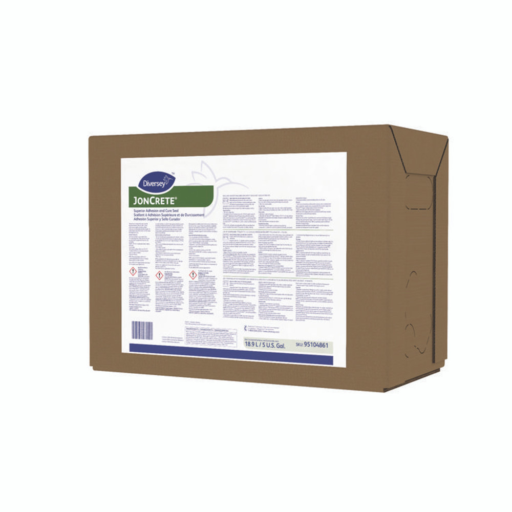 DIVERSEY 95104861 JonCrete Superior Adhesion and Cure Seal, 5 gal Envirobox Container