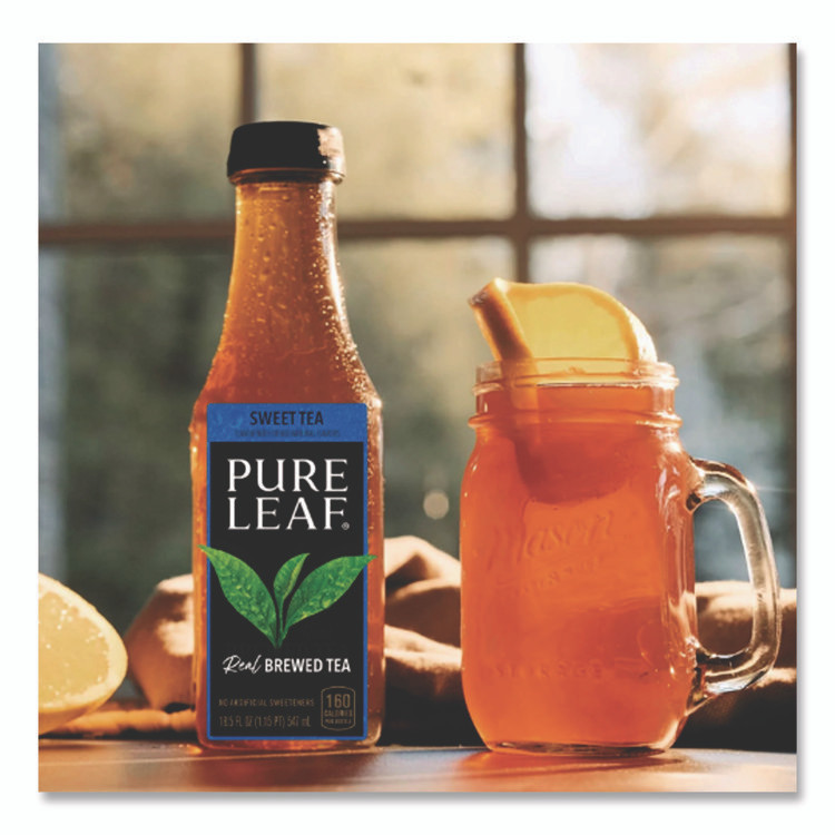 PEPSICO Pure Leaf® 134071 Iced Tea, Sweet Tea, 18.5 oz, 12/Carton