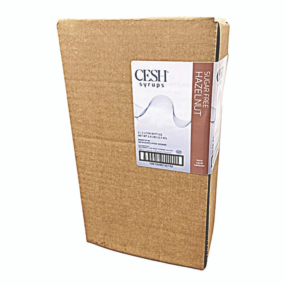 MOUNTAIN MANUFACTURING CESH™ GRE79216 Sugar-Free Hazelnut Syrup, 33.81 oz Bottle, 2/Carton