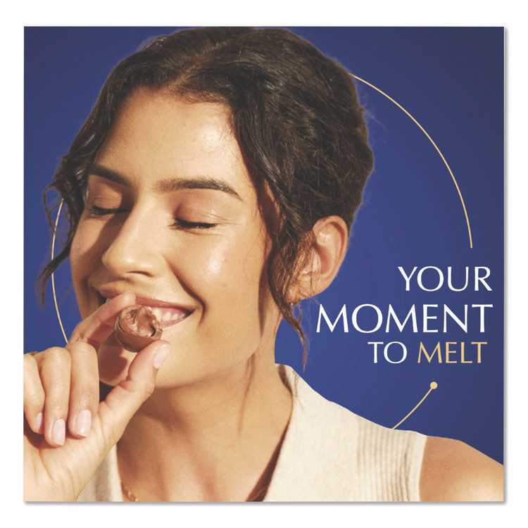 LINDT LAS3513 Lindor Dark Chocolate Truffles, 25.4 oz Box, 60/Box