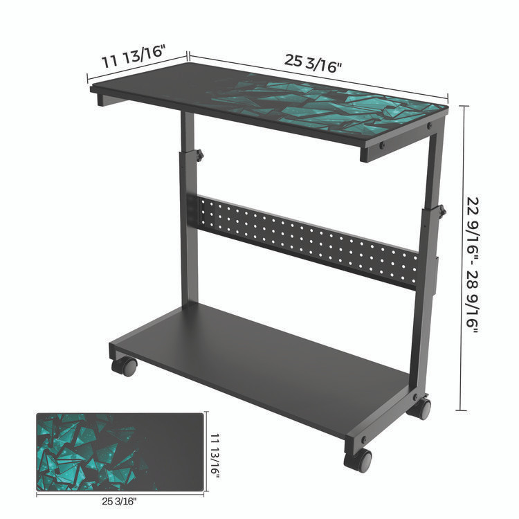 EUREKA ERGONOMIC ARCHB CPU Holder, Supports 88.2 lbs, 25.19 x 11.81 x 22.56 to 28.56, Black