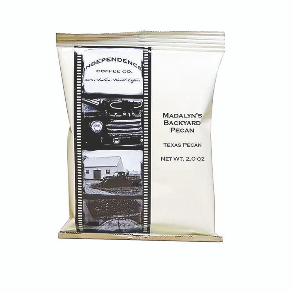 INDEPENDENCE COFFEE CO. ICF18029 Madalyn's Backyard Pecan Coffee Fraction Pack, 2 oz, 40/Carton