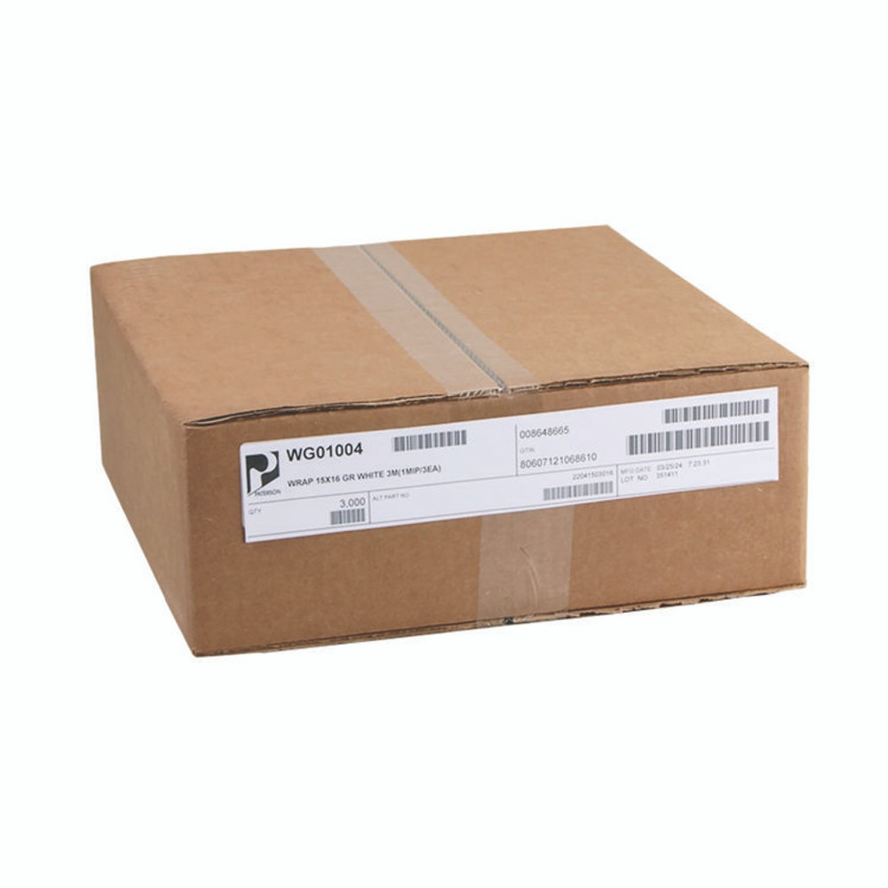 PATERSON PAPER WG01004 Grease-Resistant Food Wrap, 15 x 16, White, 3,000/Carton