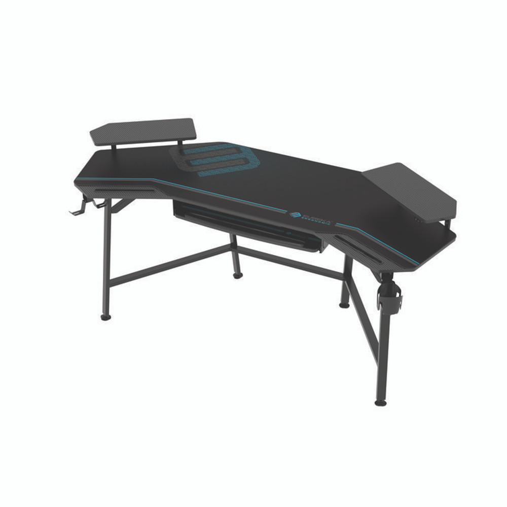 EUREKA ERGONOMIC E70B Aero Gaming Desk, 72.06" x 23.63" x 38", Black