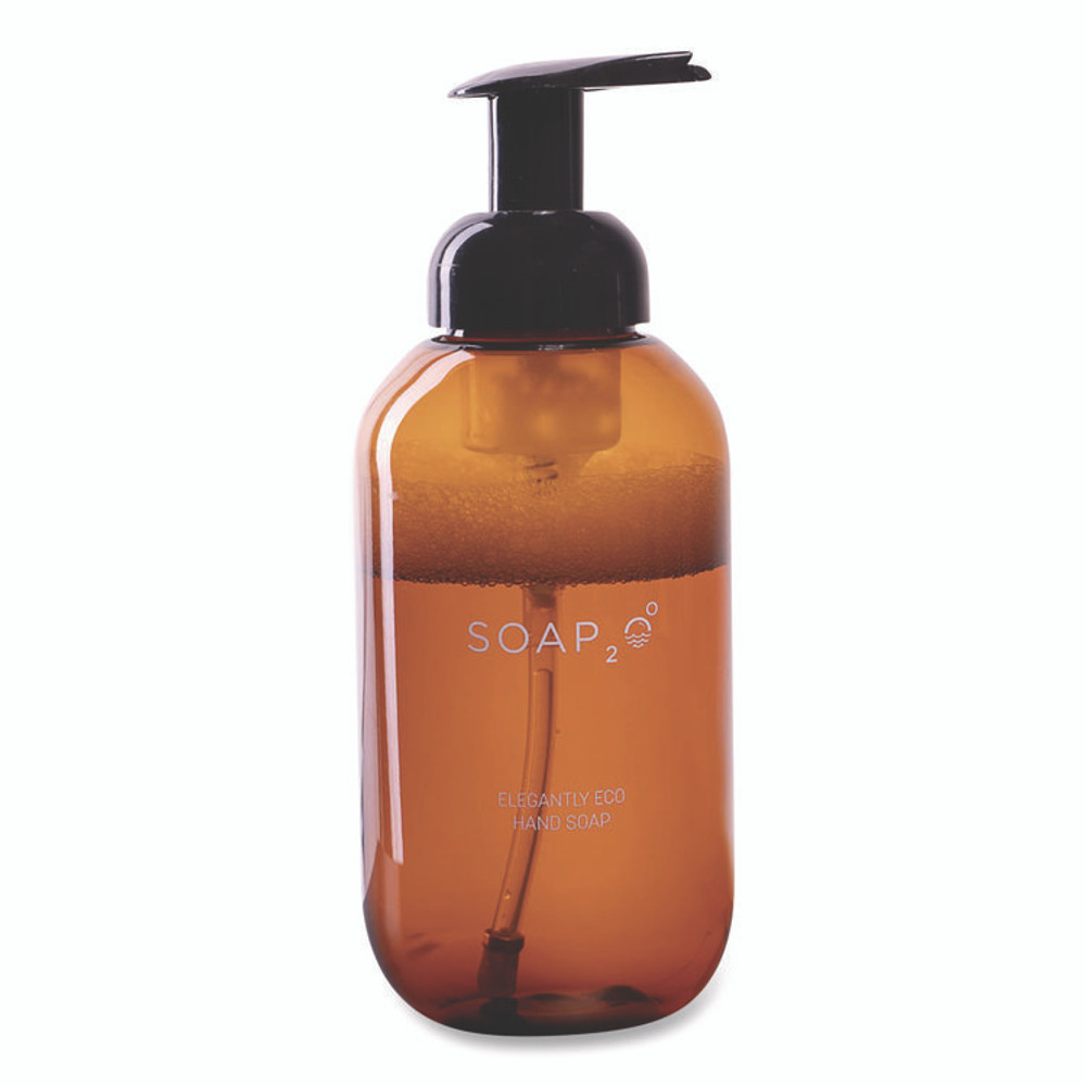 SOAP2O S2OHS500F Eco Plastic Soap Dispenser, 500 mL, Brown, 30/Carton