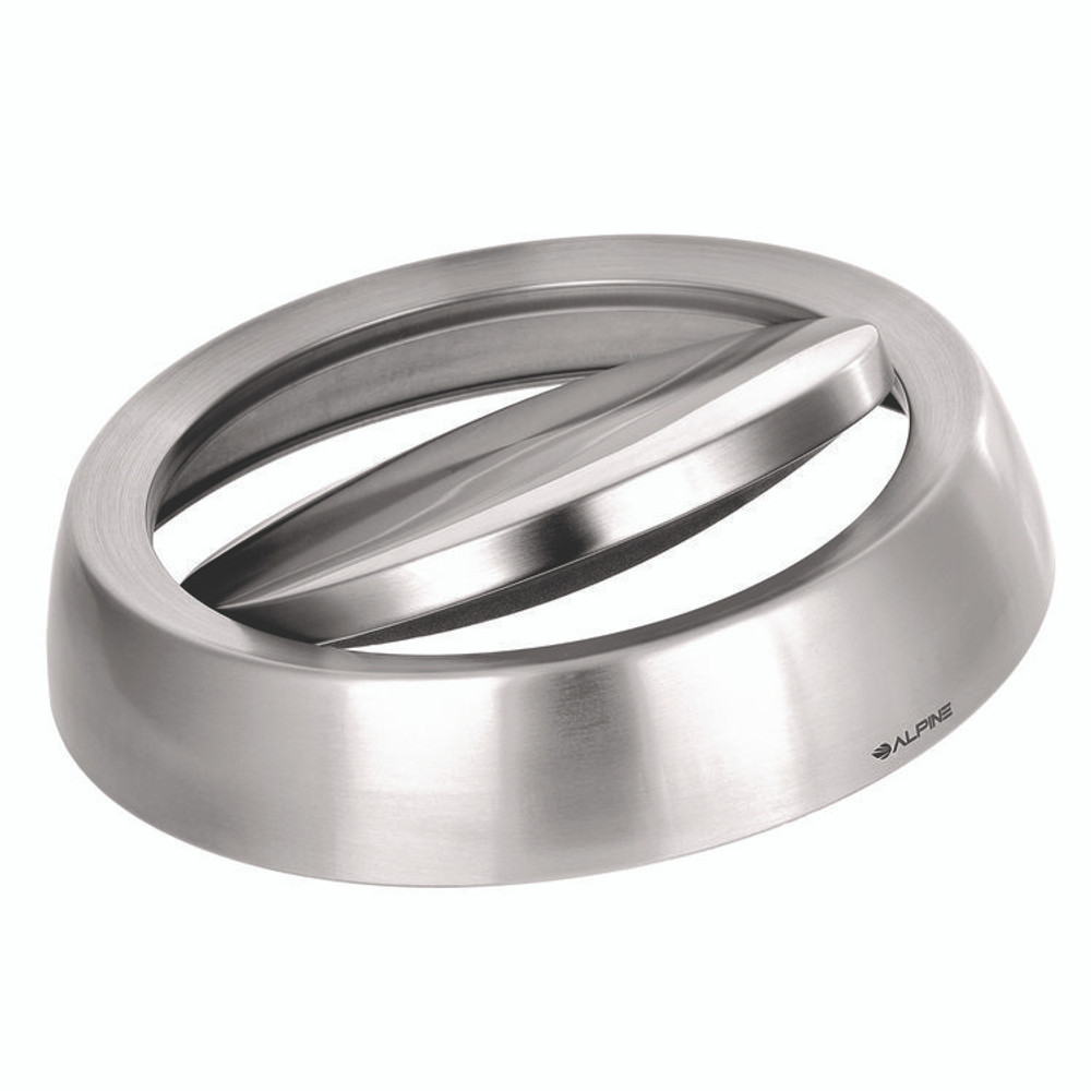 ALPINE INDUSTRIES ALP47065L1R 17 Gallon Stainless Steel Indoor Recycling Receptacle with Swivel Lid