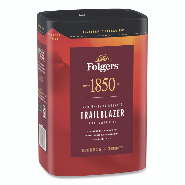 J.M. SMUCKER CO. 1850 62881EA Trailblazer Roast Ground Coffee, 12 oz Canister