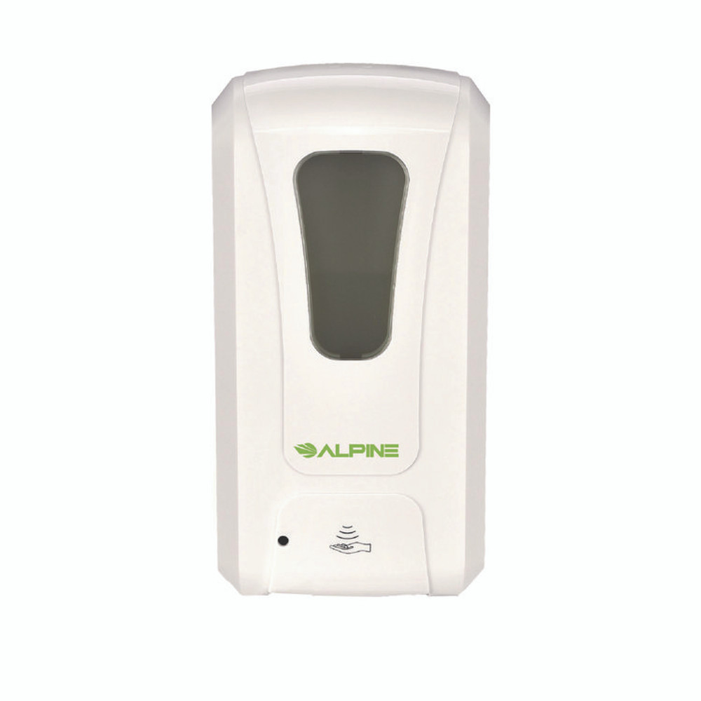 ALPINE INDUSTRIES ALP430FS Automatic Foam Hand Sanitizer/Soap Dispenser with Floor Stand, 40 oz, 4.48 x 6 x 45, White