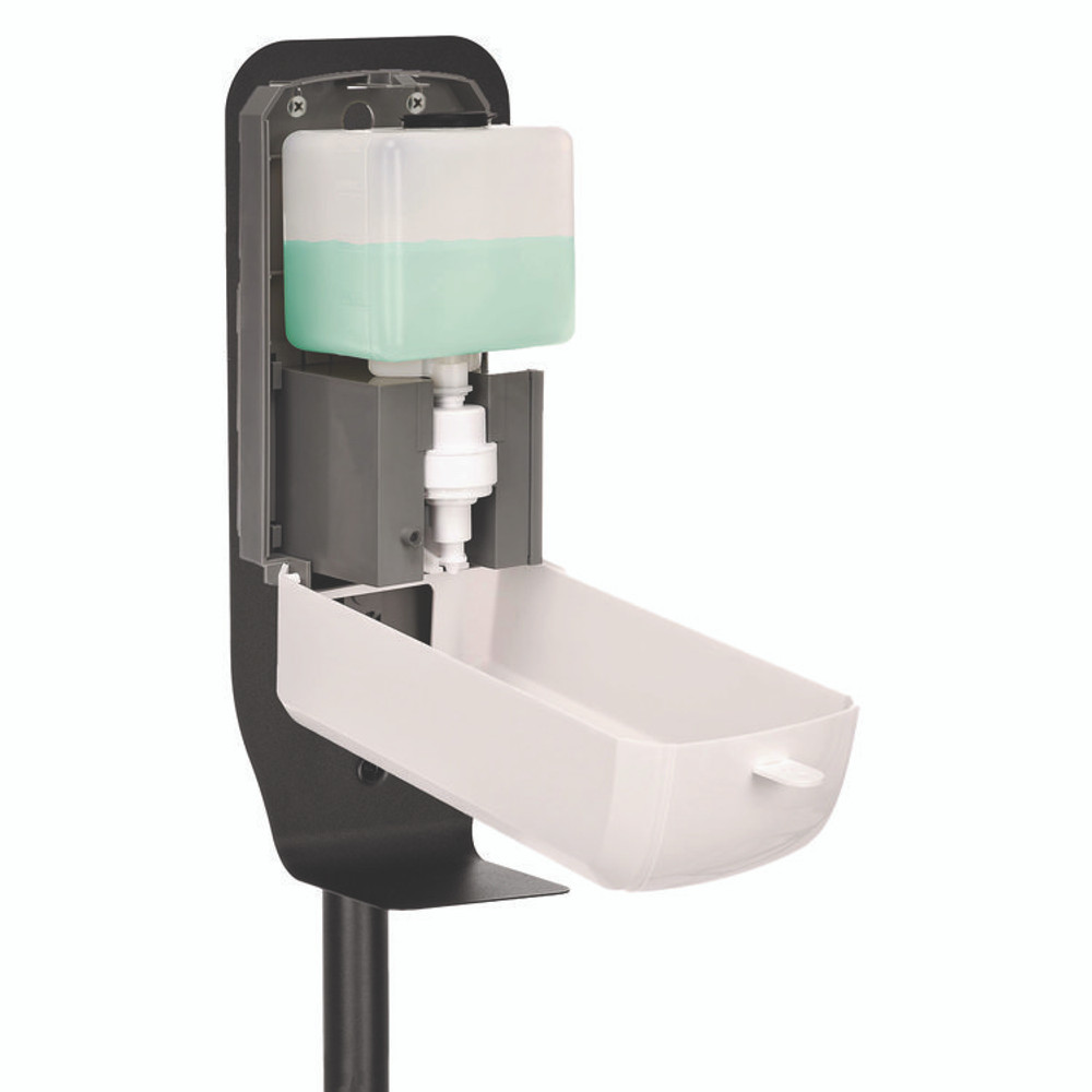ALPINE INDUSTRIES ALP430FS Automatic Foam Hand Sanitizer/Soap Dispenser with Floor Stand, 40 oz, 4.48 x 6 x 45, White