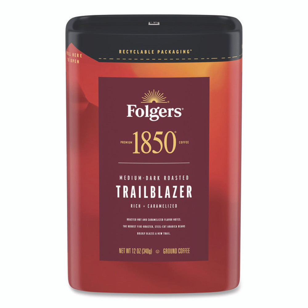 J.M. SMUCKER CO. 1850 62881 Trailblazer Roast Ground Coffee, 12 oz Canister, 6/Carton