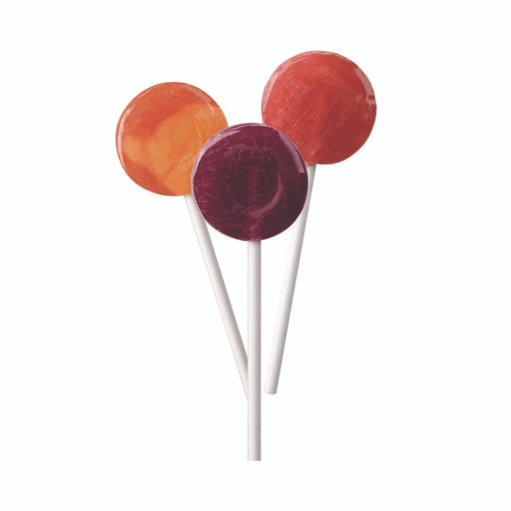ADVANTUS CORPORATION YumEarth 22002296 Lollipops, Assorted Flavors, 3.5 lb Bag, 250 Pieces