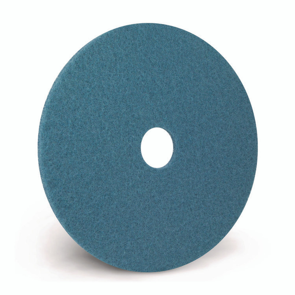 AMERICO MANUFACTURING CO 400417 Blue Cleaner Pad, 17", Blue, 5/Carton