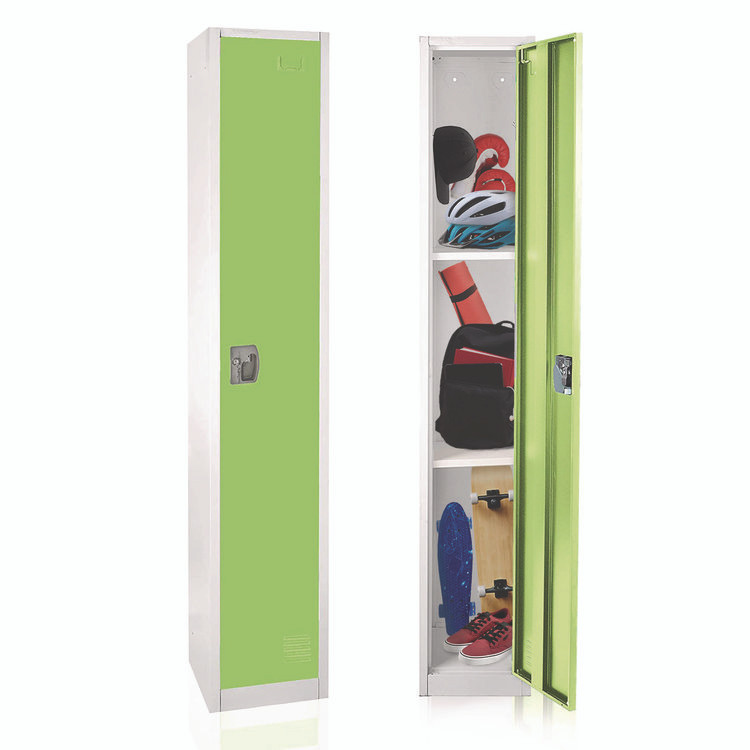 ADIROFFICE I629201GRN Steel Storage Locker, 1 Compartment, 12 x 12 x 72, Green