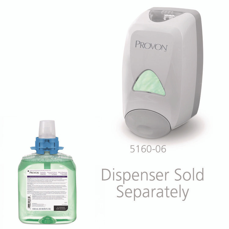 GO-JO INDUSTRIES PROVON® 518704CT Foaming Hair and Body Wash With Moisturizers Refill, Cucumber Melon Scent, 1,250 mL, 4/Carton