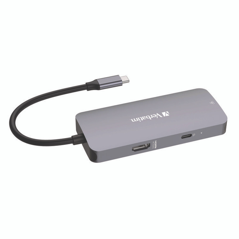 VERBATIM CORPORATION 32150 USB-C Pro Multiport Hub CMH 05-5 Ports