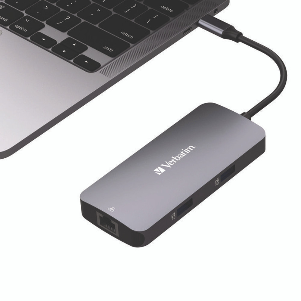 VERBATIM CORPORATION 32150 USB-C Pro Multiport Hub CMH 05-5 Ports