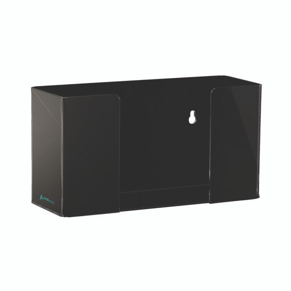 ADIRMED I90201BLK Acrylic Glove Dispenser, Single Box Capacity, 10.2 x 3.5 x 5.3, Black