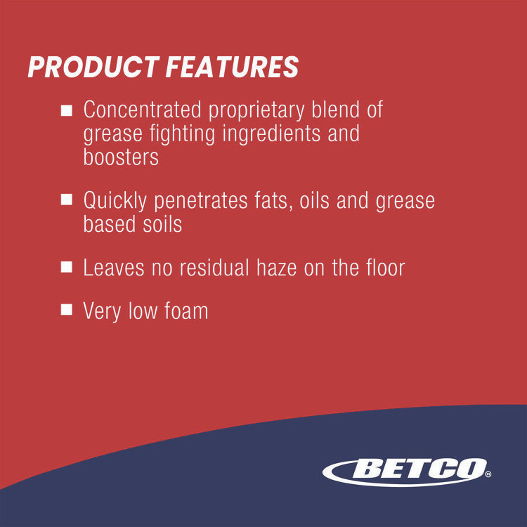 BETCO CORPORATION 1935500 Factory Formula HP Cleaner Degreaser, 55 gal Drum