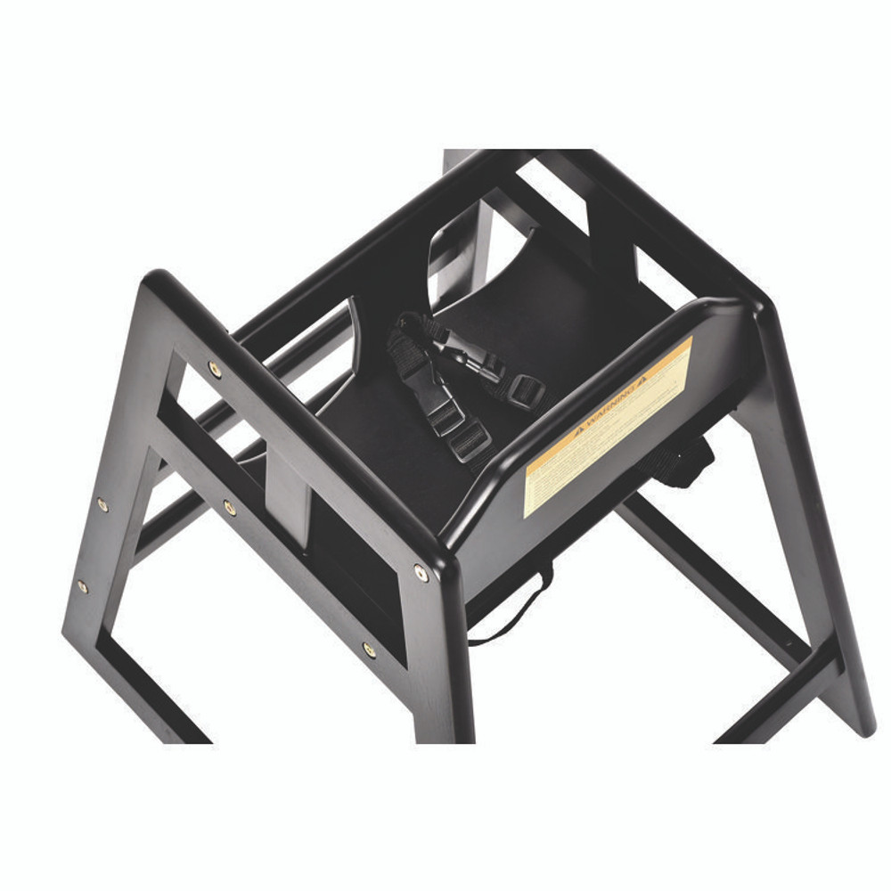 ALPINE INDUSTRIES ALP41201ESP Wooden Stackable High Chair, Supports Up to 50 lb, 29.02" h, Espresso