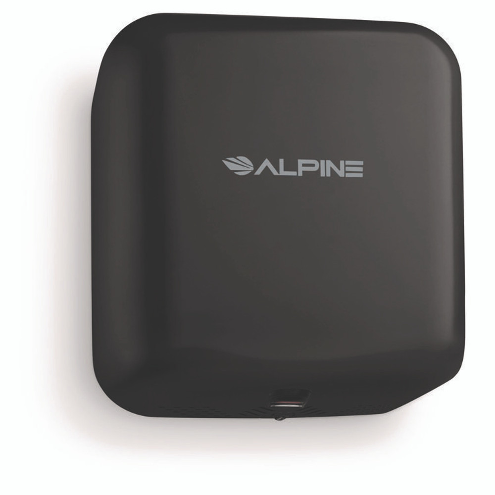 ALPINE INDUSTRIES ALP40010BLA Hemlock Commercial Automatic 120V Hand Dryer, 6.69 x 11.41 x 12.31, Stainless Steel, Black
