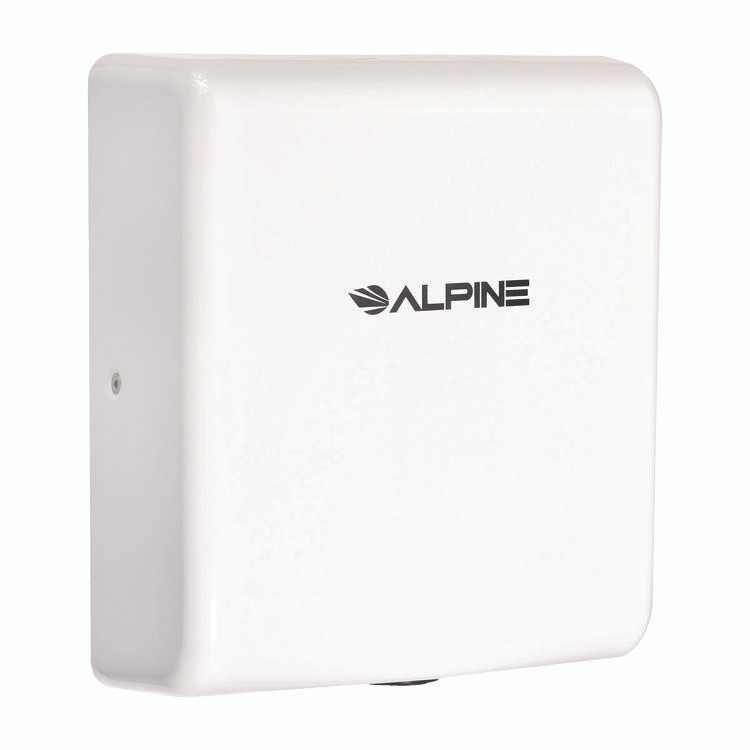 ALPINE INDUSTRIES ALP40510WHI Willow Commercial 120V Automatic Hand Dryer, 3.93 x 11.25 x 12.63, White