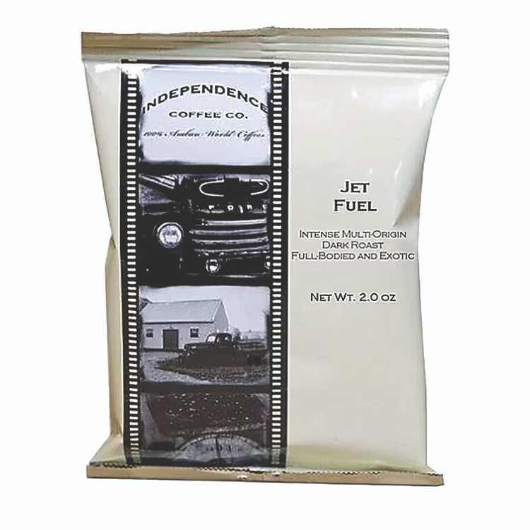 INDEPENDENCE COFFEE CO. ICF18027 Jet Fuel Coffee Fraction Pack, 2 oz, 40/Carton