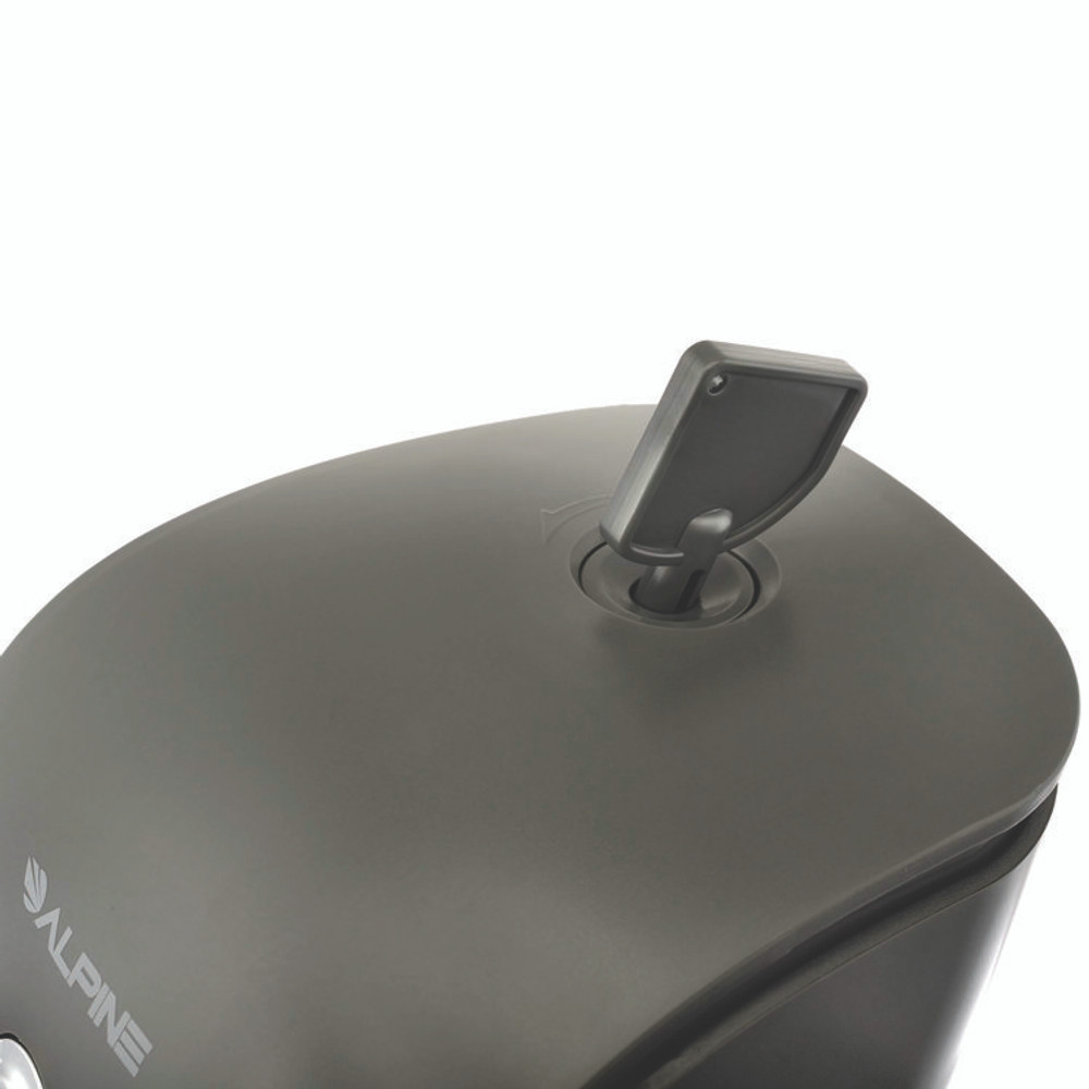ALPINE INDUSTRIES ALP425GRY Surface Mounted Soap and Hand Sanitizer Dispenser, 27 oz, 4.1 x 4.6 x 9.6, Gray