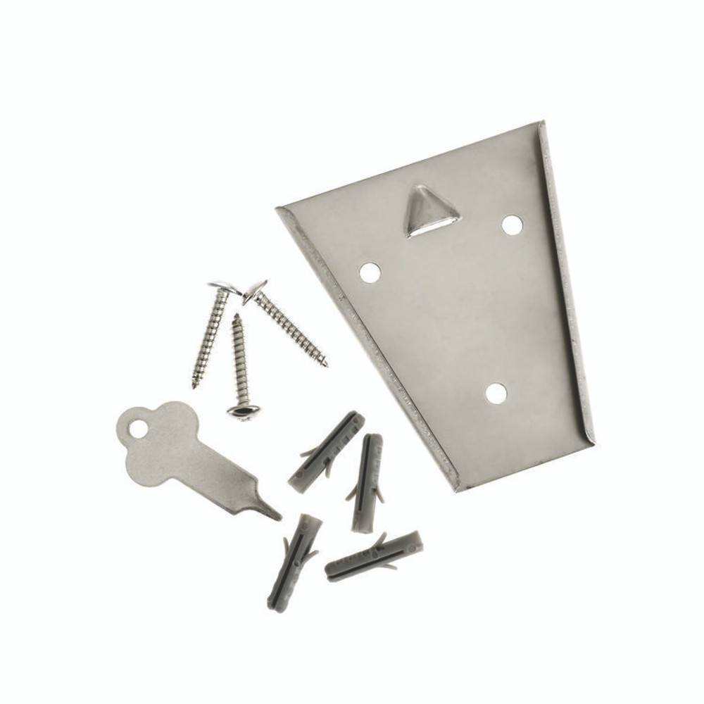 ALPINE INDUSTRIES ALP424SSB Horizontal Manual Surface-Mounted Stainless Steel Liquid Soap Dispenser, 40 oz, 2.8 x 8.1 x 4.8, Brushed Stainless Steel