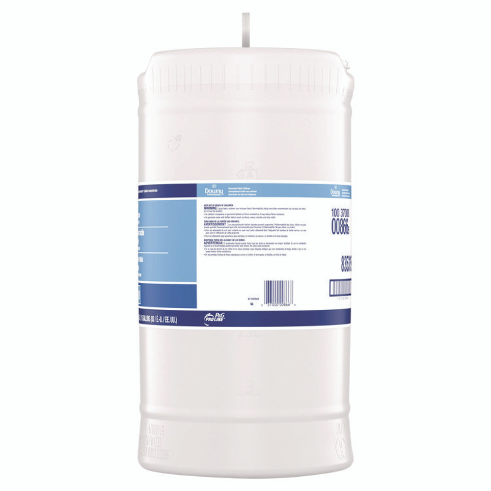 PROCTER & GAMBLE P&G Line® 00866 Downy Professional Unscented Fabric Softener, 15 gal Barrel