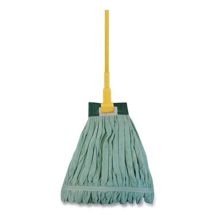 THE ODELL CORPORATION O'Dell® MWTMG EchoFiber Microfiber Loop Mop, Medium, Split Microfiber, Green, 5" Green Headband