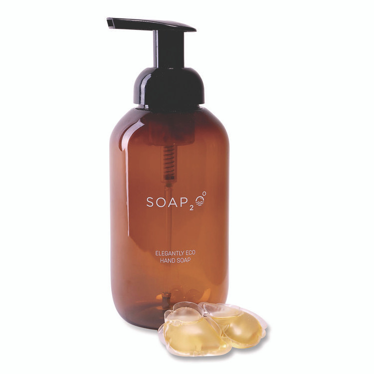 SOAP2O S2OKITEA Super HydroDrops and Dispenser Bottle Kit, Coconut Acai Scent, 500 mL