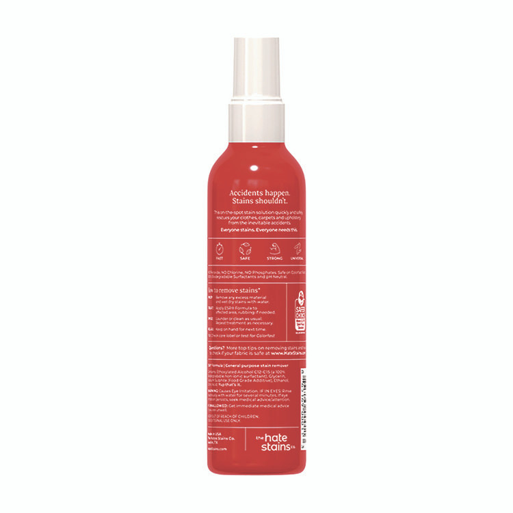 THE TATE GROUP Hate Stains Co™ ESR120AUUS Emergency Stain Rescue On-the-Spot Stain Solution, 4 oz Spray Bottle