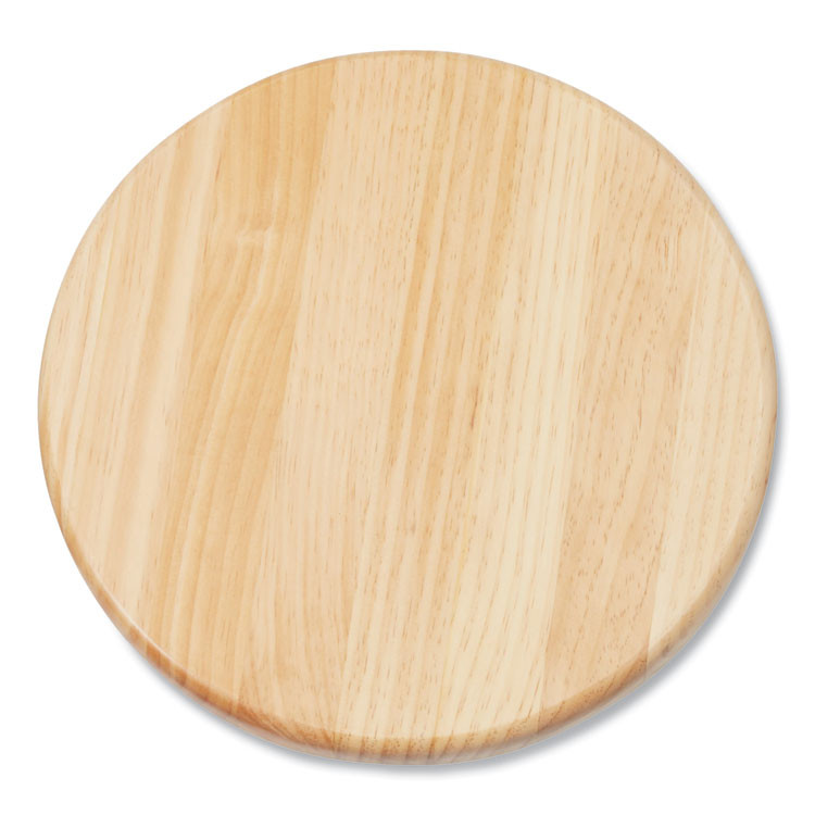 NATIONAL PUBLIC SEATING NPS® 6800W02 6800 Series Height Adjustable Wood Seat Swivel Stool, Supports Up to 300 lb, 19" to 25" Seat Height, Maple Seat, Gray Base