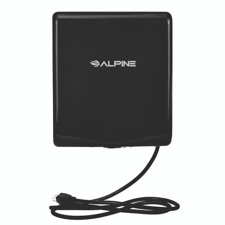 ALPINE INDUSTRIES ALP40510BLA Willow Commercial 120V Automatic Hand Dryer, 3.93 x 11.25 x 12.63, Black