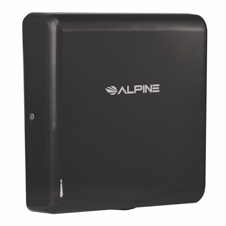 ALPINE INDUSTRIES ALP40510BLA Willow Commercial 120V Automatic Hand Dryer, 3.93 x 11.25 x 12.63, Black