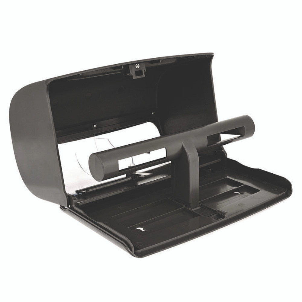 ALPINE INDUSTRIES ALP452GRY Side-by-Side Double Roll Toilet Tissue Dispenser, 6.3 x 6.3 x 10.3, Gray