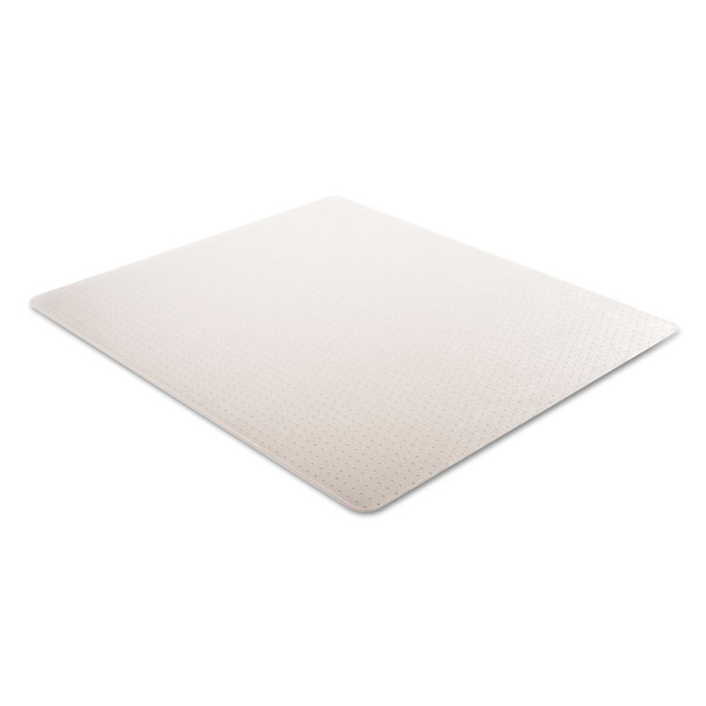 DEFLECTO CORPORATION CM13443F DuraMat Moderate Use Chair Mat for Low Pile Carpeted Floors, Rectangular, Beveled Edges, 46" x 60", Clear, Ships Flat