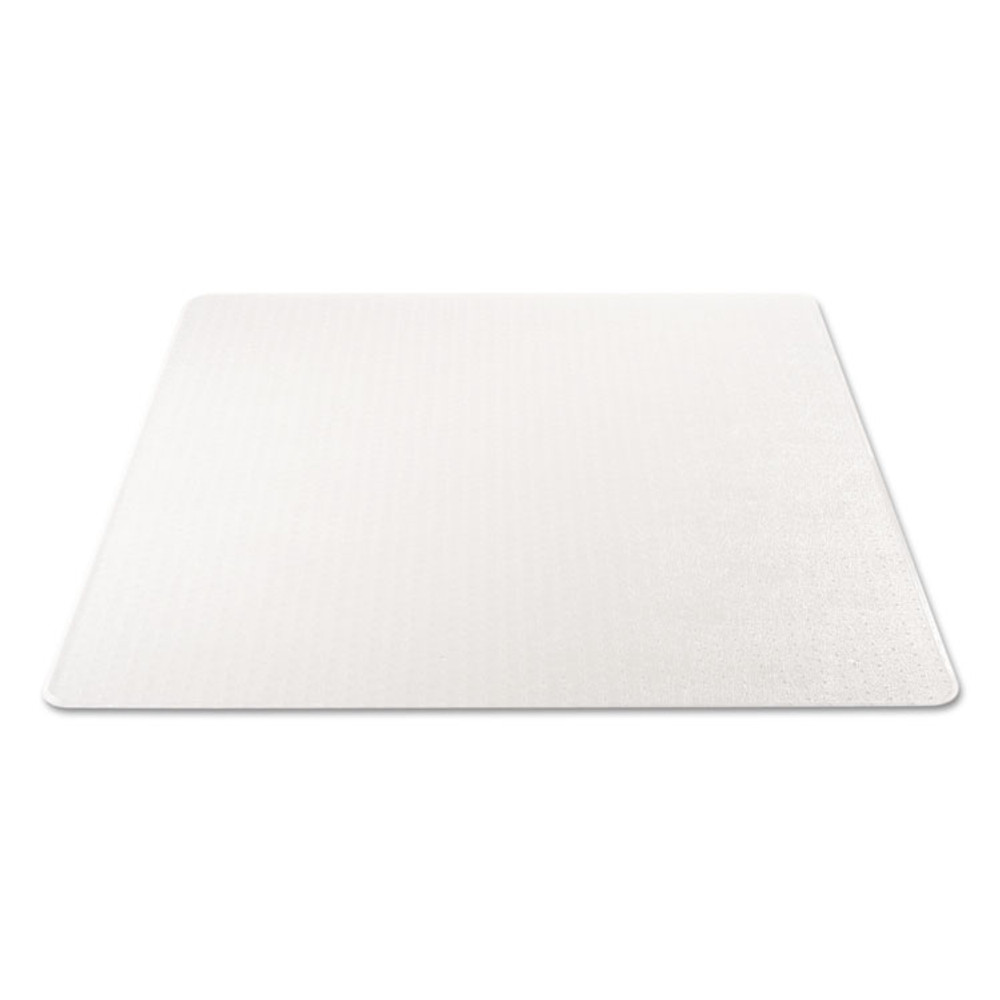 DEFLECTO CORPORATION CM13443F DuraMat Moderate Use Chair Mat for Low Pile Carpeted Floors, Rectangular, Beveled Edges, 46" x 60", Clear, Ships Flat