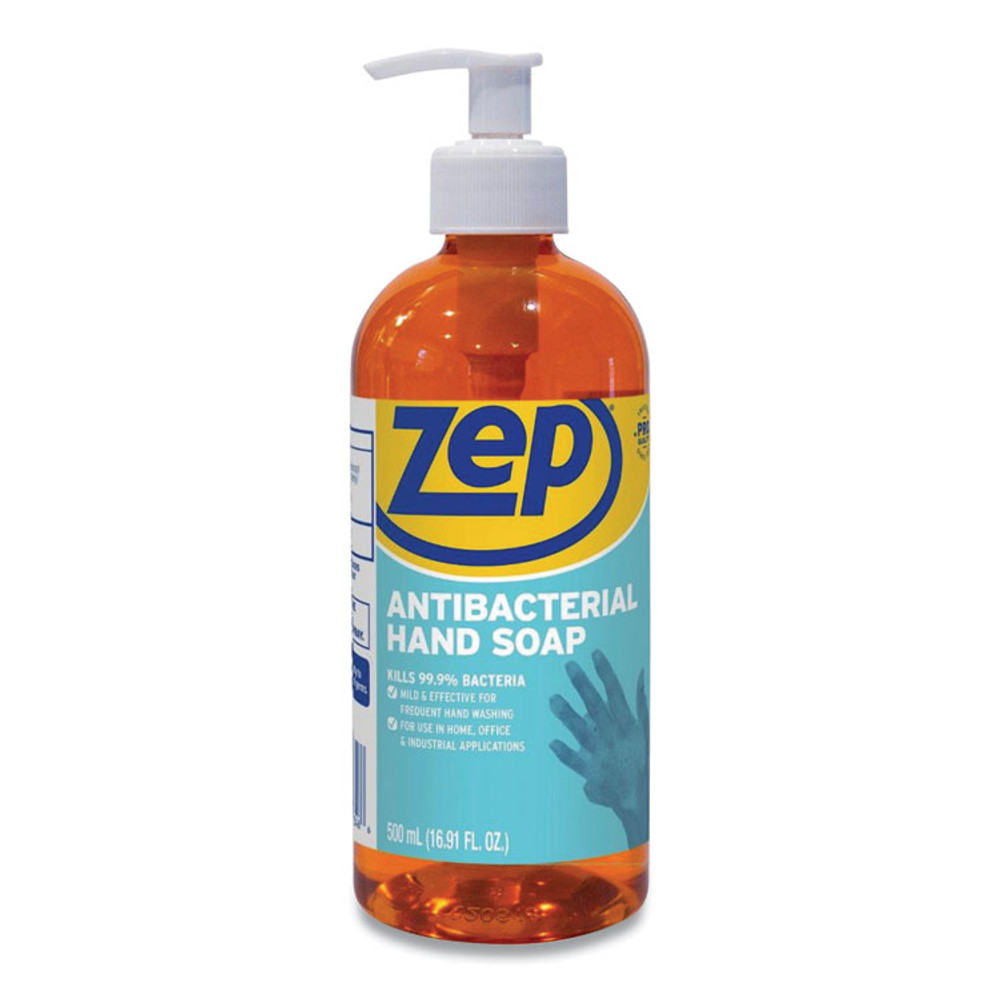 ZEP INC. R46101 Antibacterial Hand Soap, Floral Scent, 16.9 oz, 12/Carton