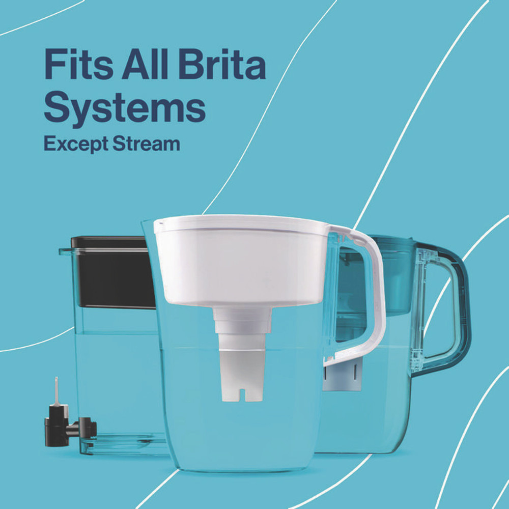 CLOROX SALES CO. Brita® 36089EA Classic Water Filter Pitcher, 40 oz, 5 Cups, Clear