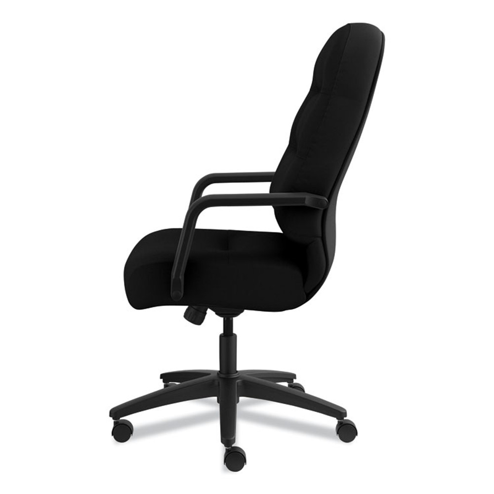 HON COMPANY 2091CU10T Pillow-Soft 2090 Series Executive High-Back Swivel/Tilt Chair, Supports Up to 300 lb, 17" to 21" Seat Height, Black