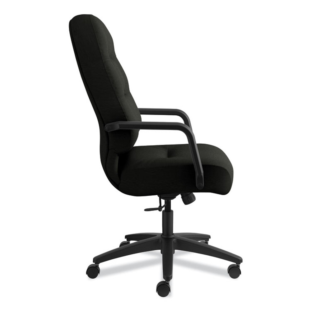 HON COMPANY 2091SR11T Pillow-Soft 2090 Series Executive High-Back Swivel/Tilt Chair, Supports Up to 300 lb, 16.75" to 21.25" Seat Height, Black