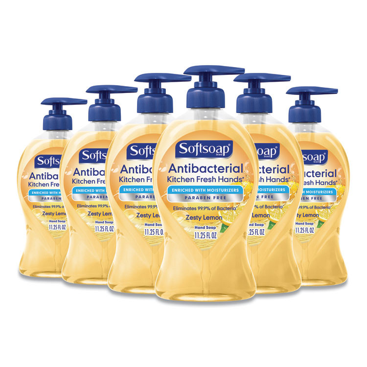 COLGATE PALMOLIVE, IPD. Softsoap® 45096 Antibacterial Hand Soap, Citrus Scent, 11.25 oz, 6/Carton