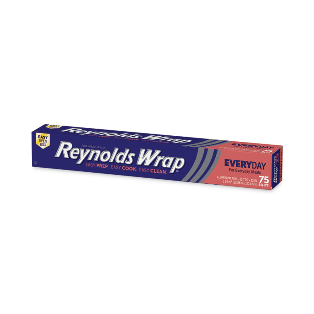REYNOLDS FOOD PACKAGING Wrap® F28015 Standard Aluminum Foil Roll, 12" x 75 ft