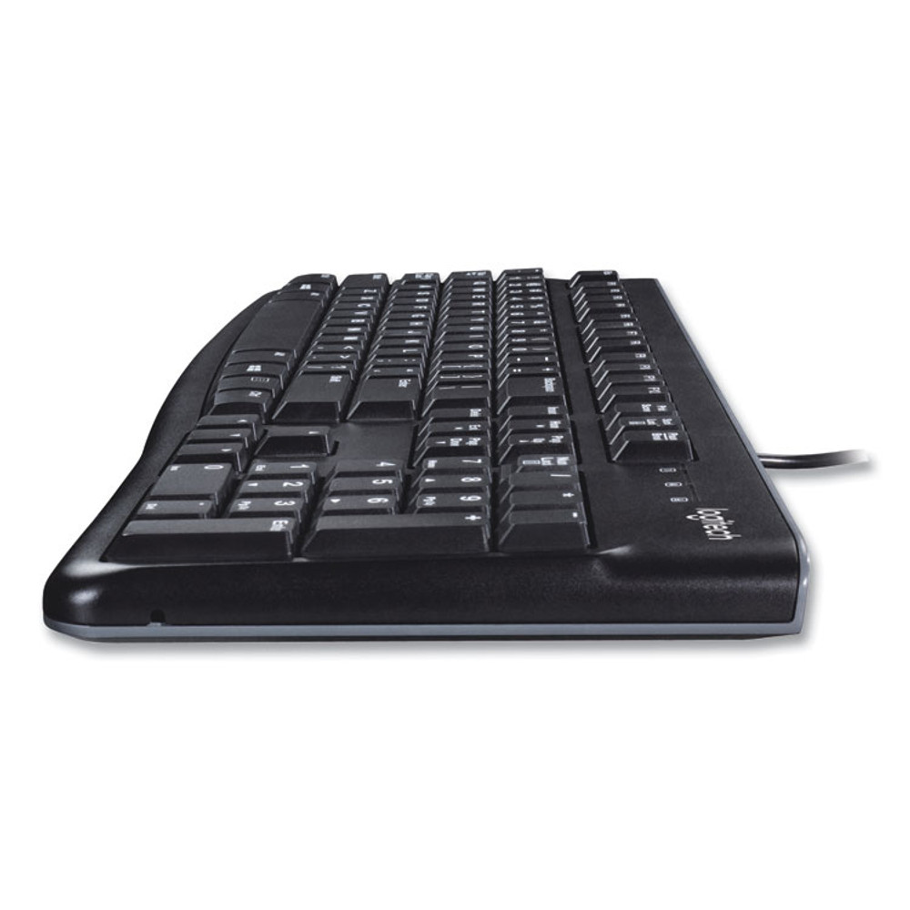 LOGITECH, INC. 920002565 MK120 Wired Keyboard + Mouse Combo, USB 2.0, Black