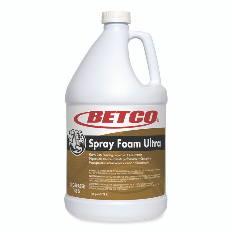BETCO CORPORATION 1860400 Spray Foam Ultra Degreaser, 1 gal oz Bottle, 4/Carton