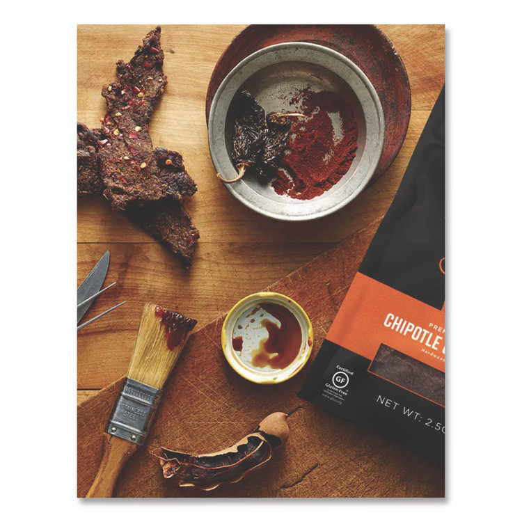 CHEF'S CUT REAL JERKY CO. CCR00501 Real Steak Jerky, Chipolte Cracked Pepper, 2.5 oz Bag