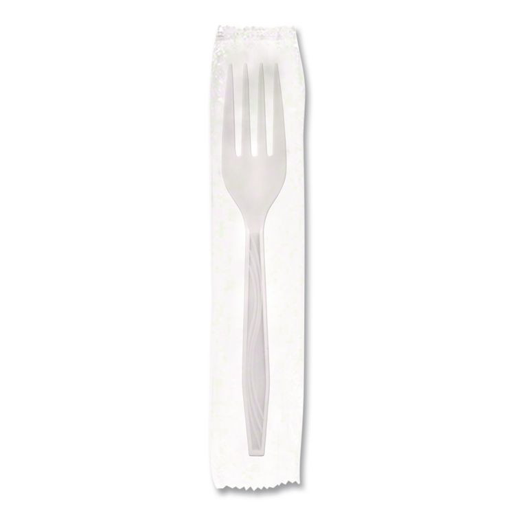 BERK ENTERPRISES INC Berkley Square 90191 Elegant Dinnerware Heavyweight Cutlery Assortment, Heavyweight, (120) Forks/(80) Spoons/(40) Knives, Plastic, White, 240/Box